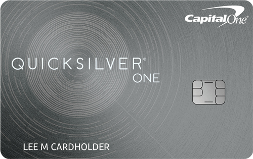 Capital One QuicksilverOne Cash Rewards Credit Card